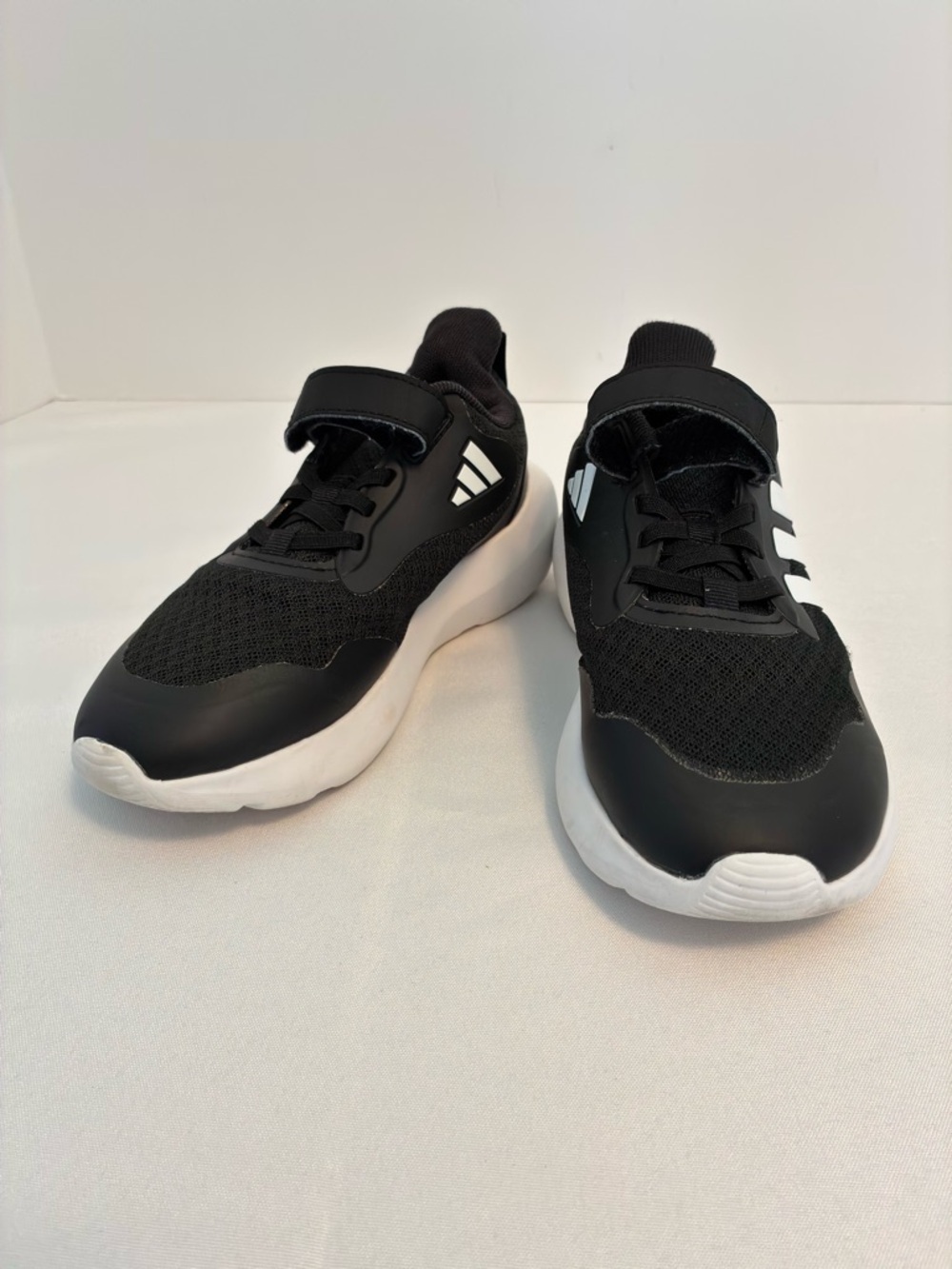 Adidas Big Kid FortaRun 3.0 Running Shoe Black/ White Size 2
